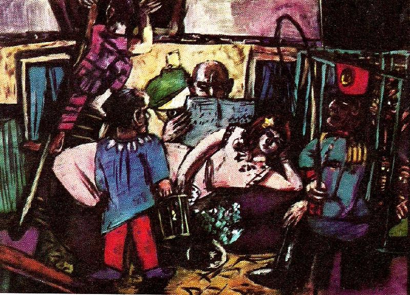 Max Beckmann cirkus caravan